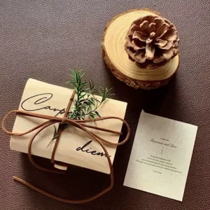 custom bentwood gift box with cord closure, personalized curved wooden keepsake box for wedding favor & gift packaging
